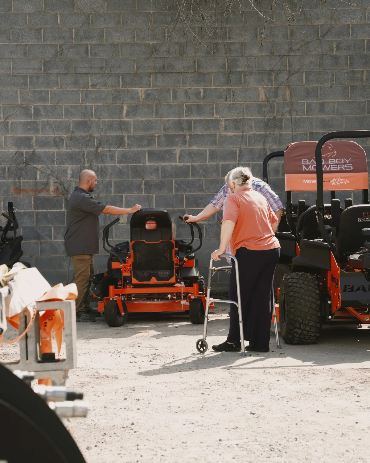 Skid steer and tractor job site comparison image