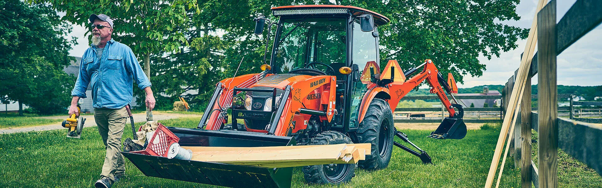 2026 Bad Boy Tractors 4035CH CAB Compact Tractor - Image 2