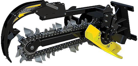 Digga North America Mini Loader Trencher - 6in Width 36in Depth Cut - M7 Equipment