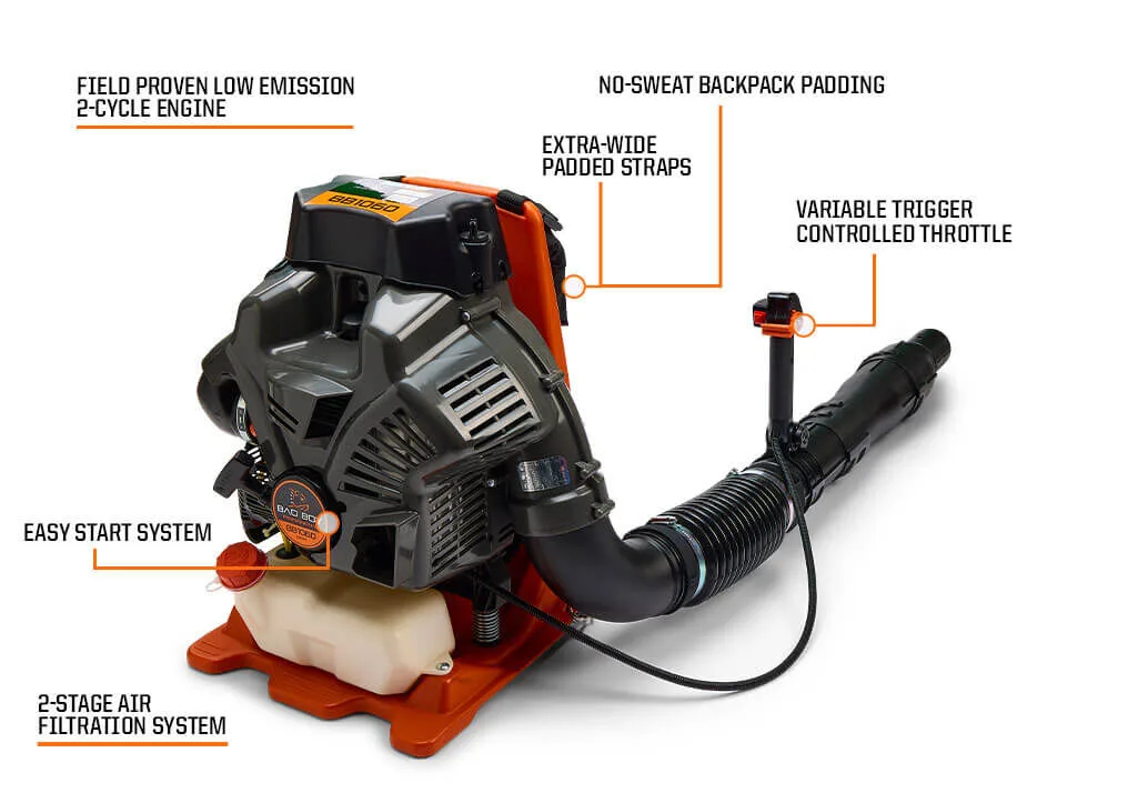 Bad Boy Gas Powered BB1060 Backpack Blower - M7 Equipment