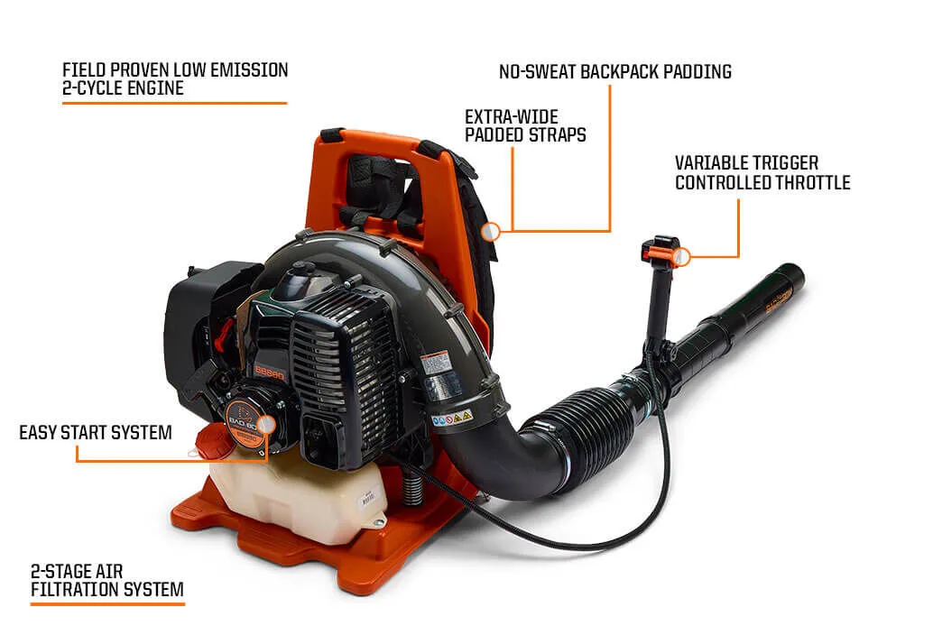 Bad Boy Gas Powered BB80 Backpack Blower - M7 Equipment