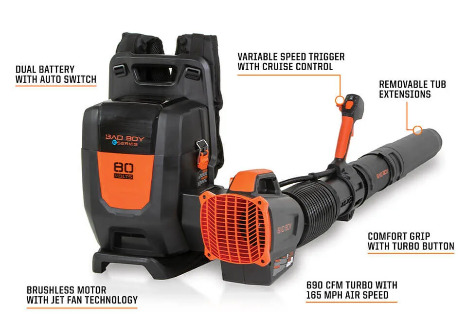 Bad Boy backpack blower
