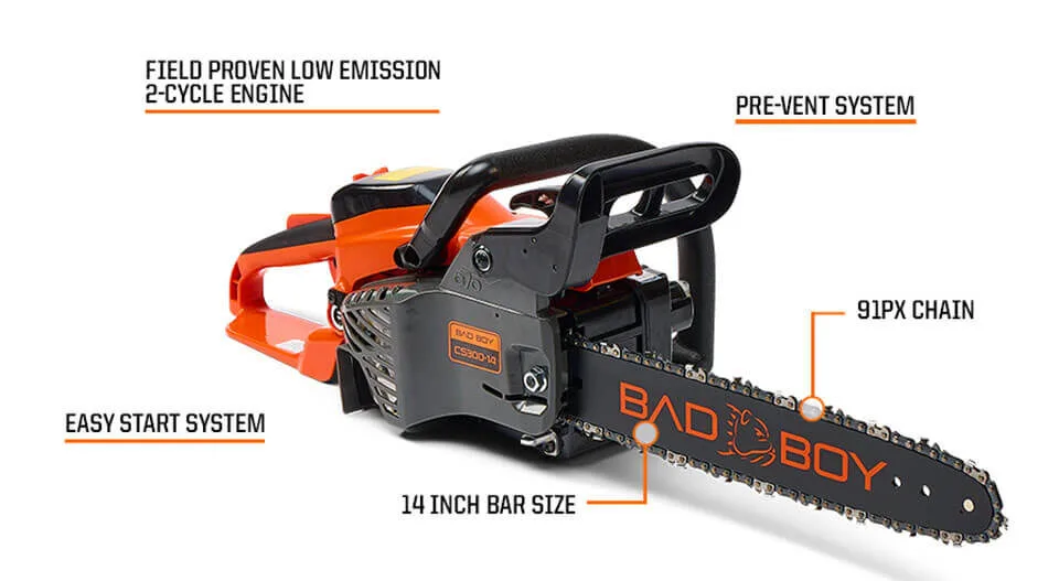 Bad Boy electric chainsaw