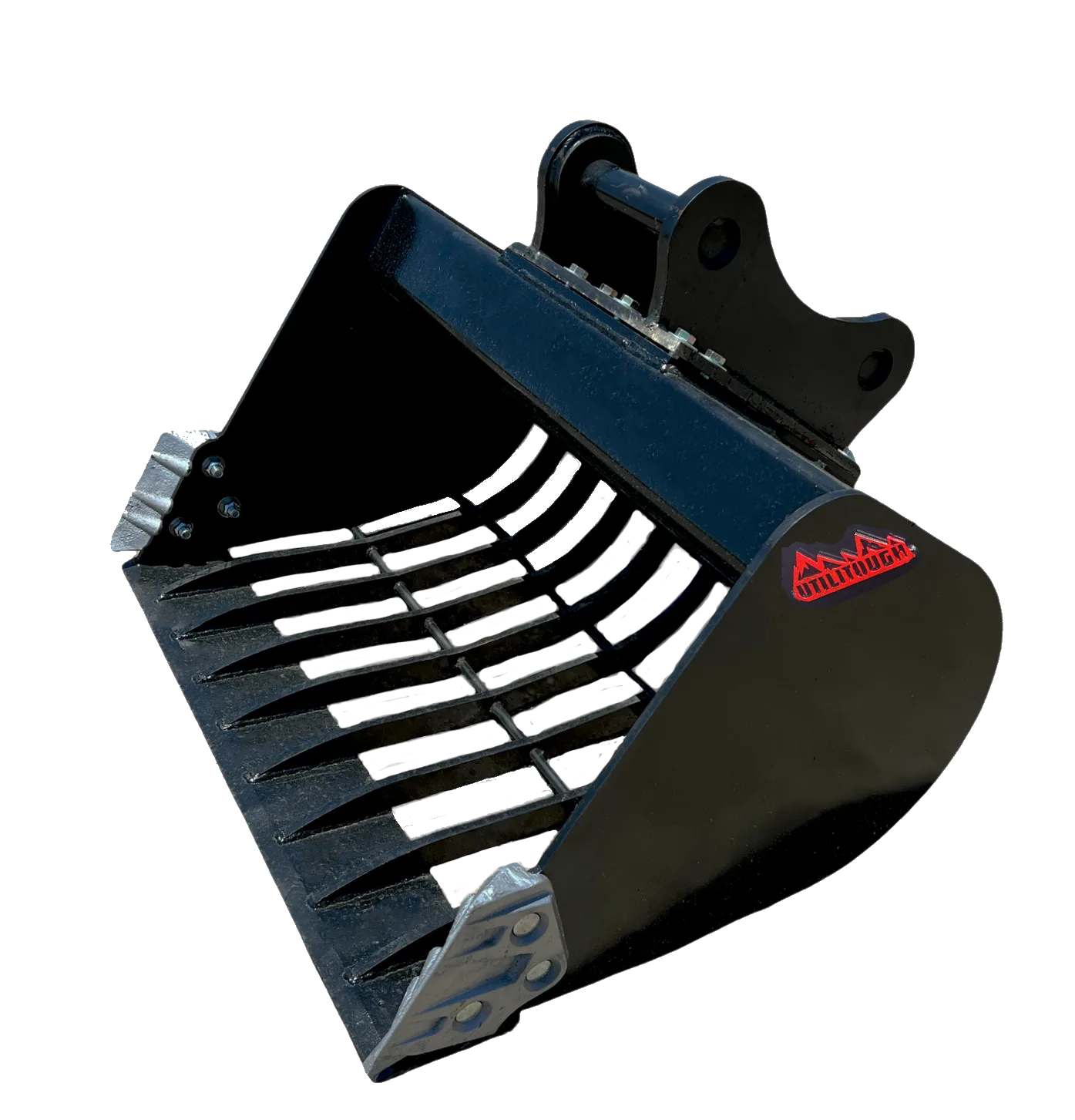 Utilitough excavator sifting bucket