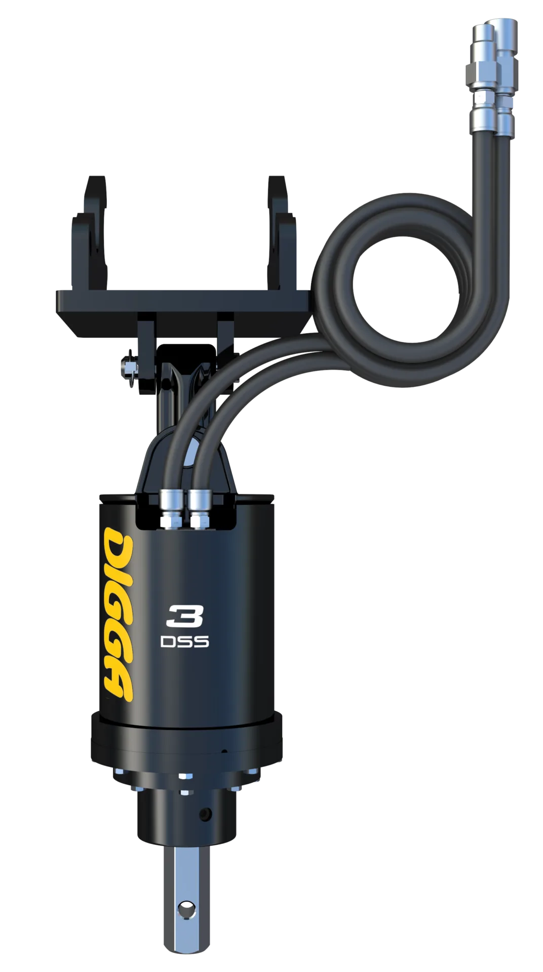 3DSS -STD FLOW HALO DRIVE WITH BACKHOE MOUNT - 2" HEX SHAFT - M7 Equipment